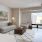open living area of studio apartment
