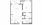 Rice B - Alt - 1 bedroom floorplan layout with 1 bath and 685 square feet.